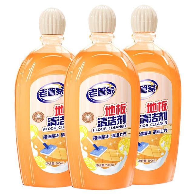 老管家 复合木地板蜡地砖清洁剂500ml 3瓶