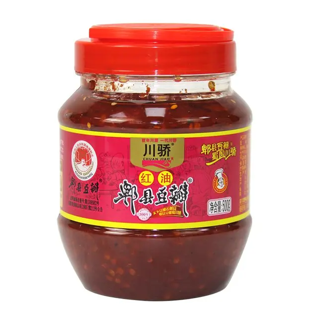 川骄正宗郫县红油豆瓣酱四川特产豆瓣辣椒酱红油豆瓣川菜调料回锅肉 豆瓣酱