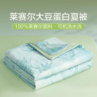 天丝夏凉被/莱赛尔夏被凉感被夏季凉感薄被子空调被大豆被芯