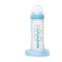 Pigeon 贝亲 经典自然实感系列 硅胶保护层彩绘奶瓶 240ml 小树 3月+