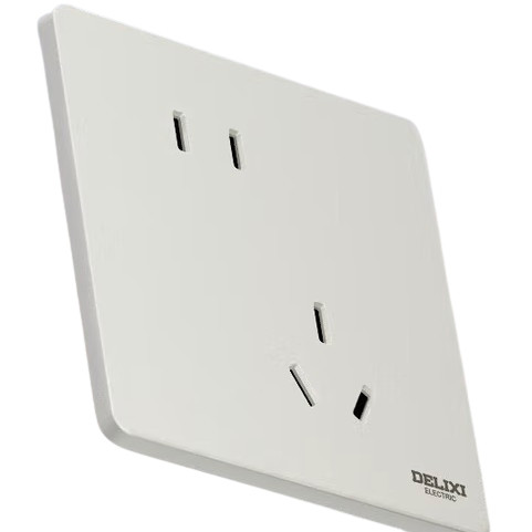 德力西 DELIXI 岩彩系列 斜五孔插座