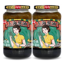 仲景 超值大瓶 上海葱油拌面酱470g*2瓶 经典好配料