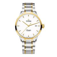 TITONI 梅花 空中霸王系列 40毫米自动上链腕表 83733 SY-583