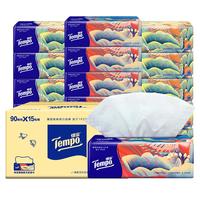 得宝（TEMPO）抽纸4层90抽*15包CNY艺术家特别款纸巾 餐巾纸 面巾纸