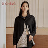 Ji Cheng吉承设计师原创衬衫男女黑白色设计感小众春秋款大码 S