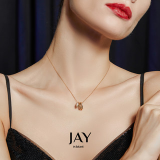 JAY灵蛇系列蛇项链女2025金色吊坠小众锁骨链闺蜜