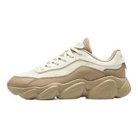 鸿星尔克休闲鞋女子夏季网面透气户外运动防滑耐磨老爹鞋|甜心2.0 微晶白/雾灰棕 37