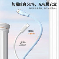 ROMOSS/罗马仕 100W快充 数据线 远峰蓝 Type-C USB-A 100W