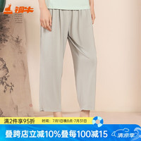 铜牛 TOPNEW 茶多酚净舒棉宽松九分女裤春夏家居休闲裤