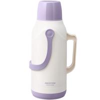 Jeko&Jeko 捷扣 保温壶暖壶热水瓶大容量家用玻璃内胆宿舍传统3.2L蓝莓香草紫