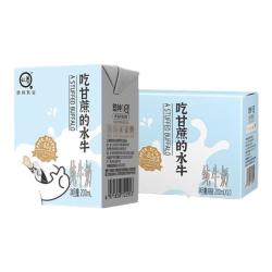 认养 早餐奶4.0g蛋白吃甘蔗的水牛奶全脂牛奶200ml*24盒