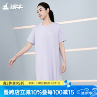 铜牛 TOPNEW 亲舒净爽棉圆领半袖家居女裙春夏家居裙装女