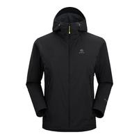 KAILAS凯乐石软壳衣雷鸟LT连帽防风防泼水户外徒步休闲弹力连帽外套男 玄青黑-男款 2XL