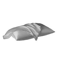 京东京造 丝绸纯色枕套 灰色