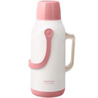 Jeko&Jeko 捷扣 保温热水瓶暖水壶宿水瓶老式手提开水瓶家用大容量玻璃内胆壶 草莓优格粉 3.2L马卡龙保温瓶