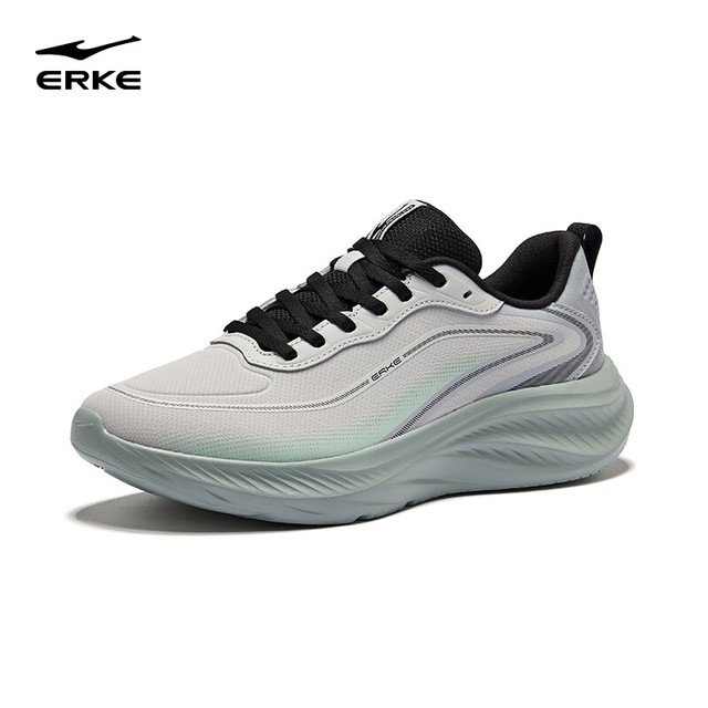 移动端、京东百亿补贴：鸿星尔克 云逐2跑鞋2025男子跑步鞋革面防泼水运动鞋男鞋男士通勤鞋子