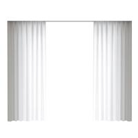 FOOJO 富居 窗帘纱帘透光不透人窗纱卧室客厅现代简约美式天丝绒白纱 2*2.5米