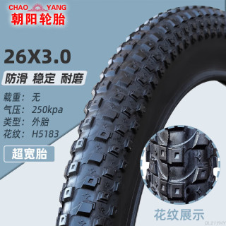 正新正新轮胎正新自行车轮胎26x4.0变速越野竞技车胎外胎内胎山地 26X3.0朝阳防滑外胎