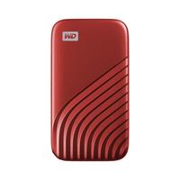 Western Digital 西部数据 My Passport随行SSD系列 USB 3.2 移动固态硬盘 Type-C 1TB 星火红 WDBAGF0010BRD