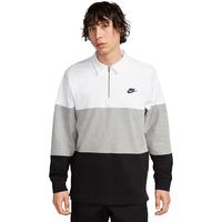 耐克（NIKE） 男运动服冬季拉链针织卫衣休闲轻便FB7798-100 白色 XL