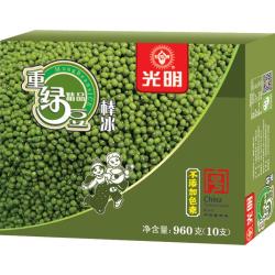 光明 精品重绿豆棒冰 960g