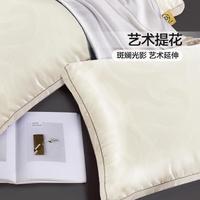 蚕丝大豆提花复合枕枕头护颈椎助睡眠成人床上用品单个装