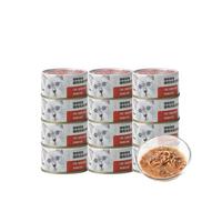 网易严选 猫罐头猫湿粮宠物零食浓汤红肉罐头 金枪鱼鸡丝口味85克*12罐