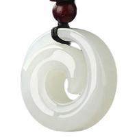 7000年 平安扣和田玉吊坠