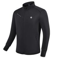 必迈运动卫衣跑步长袖上衣男女立领夹克外套 经典黑【女】 L