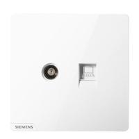 SIEMENS 西门子 皓彩系列 5UH2635-3NC01 超五类电视电脑插座 雅白