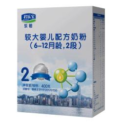 君乐宝 乐铂系列 较大婴儿奶粉 国产版 2段 400g