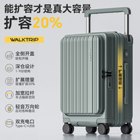 行之旅 walktrip 新款侧开行李箱可扩展拉杆箱结实耐用旅行箱20寸登机箱女男