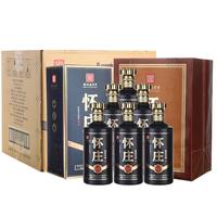 怀庄 甄酱珍藏 53%vol 酱香型白酒 500ml*6瓶