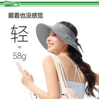 蕉下 Beneunder【轻薄便携】春夏季女士空顶渔夫防晒帽太阳帽防紫外线易收纳