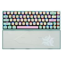 Hyeku 黑峡谷 潜艇探索 潜游号68键 2.4G蓝牙 多模无线机械键盘 红色 凯华BOX流沙金轴 RGB