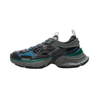 LI-NING 李宁 星际 Y2K千禧风 男子厚底休闲运动鞋 AGCU339-6 马路灰/暗原野绿 41