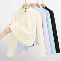 雪中飞秋薄款运动外套女2025休闲开衫女士速干修身立领上衣PC 170/92A