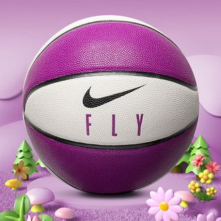 耐克（NIKE）女士篮球6号球 女生中考六号球青少年耐磨比赛训练PU蓝球 DO8258-517