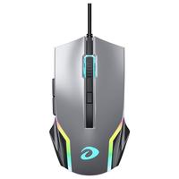 Dareu 达尔优 LM122 有线鼠标 6400DPI RGB 银灰色