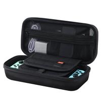 毕亚兹 switch收纳包大容量可放充电器 NS游戏机 OLED保护包硬壳包周边配件 多功能便携收纳盒yx27