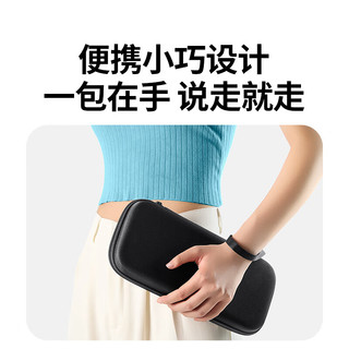 绿联适用 Switch2收纳包NS2游戏机保护盒套 游戏掌机周边配件多功能便携收纳盒袋大容量包防摔抗压壳 Switch 2收纳包经典黑