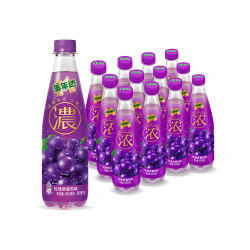 pepsi 百事 美年达濃果汁型汽水 玫瑰香葡萄味 450ml*12瓶