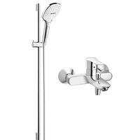 hansgrohe 汉斯格雅 飞雨系列 淋浴花洒套装 71242浴缸龙头+265214手持花洒 方形