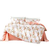 富安娜 汐颜 床单四件套 1.5米床 粉色