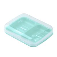 CHAHUA 茶花 2239 双格一体皂盒 蓝色