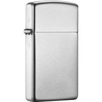 ZIPPO 之宝 1605 打火机 缎纱镀铬 纤巧缎纱