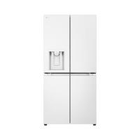 LG 506升十字四门制冰机冰箱 超薄家用大容量 智能变频电脑控温电冰箱 精华白F544MEH62D
