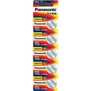 Panasonic 松下 CR2032 纽扣电池 3V 210mAh 6粒装