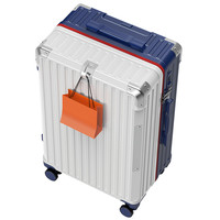 珂罗诗行李箱2025女男生拉杆结实耐用旅行密码箱铝框皮箱20寸