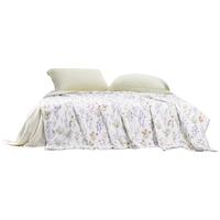 太湖雪蚕丝夏凉被100%蚕丝填充全棉A类抗菌空调被透气清凉 浅夏风铃 150cm*210cm